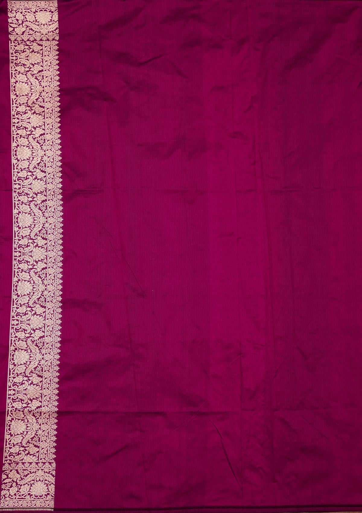 Wine Zariwork Pure Silk Saree
