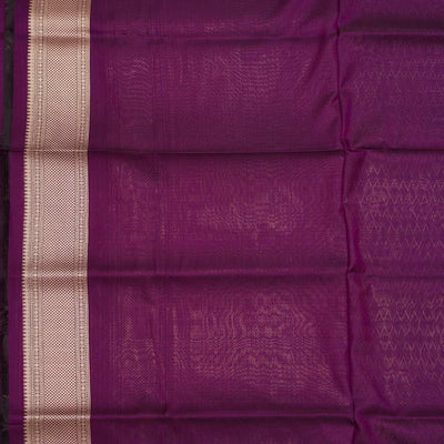 Wine Zariwork Pure Silk Saree
