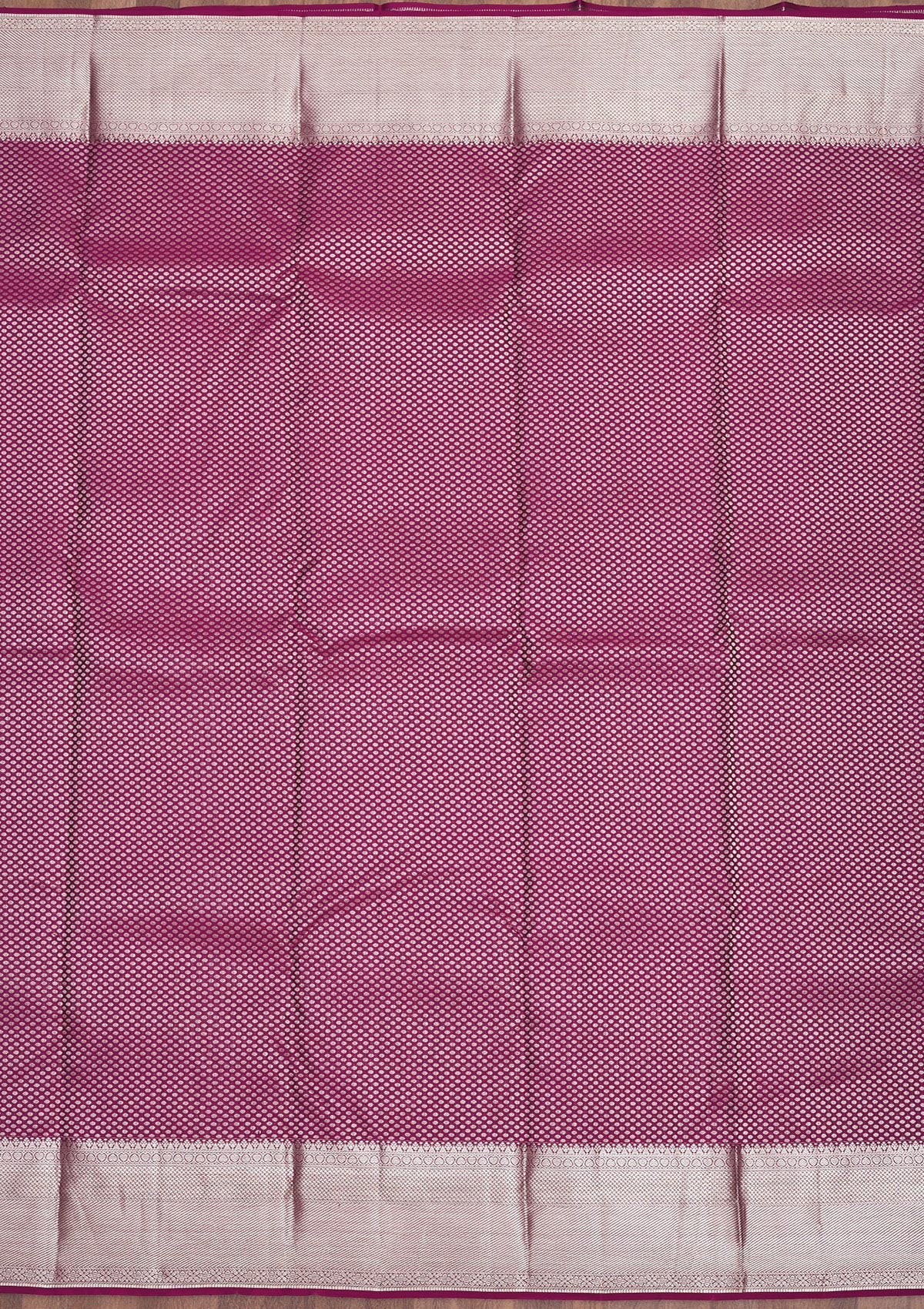 Wine Zariwork Pure Silk Saree