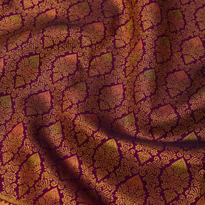 Wine Zariwork Pure Silk Saree