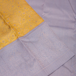 Yellow Zariwork Pure Silk Saree