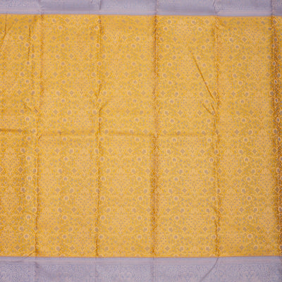 Yellow Zariwork Pure Silk Saree