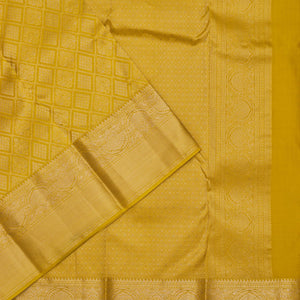 Yellow Zariwork Pure Silk Saree