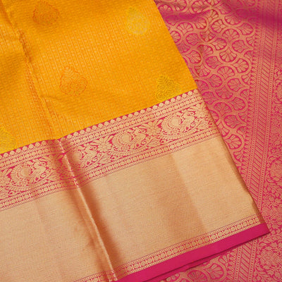 Yellow Zariwork Pure Silk Saree
