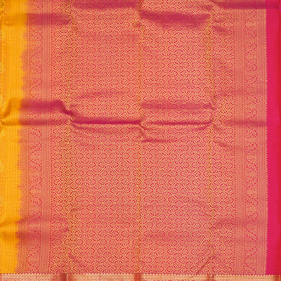 Yellow Zariwork Pure Silk Saree