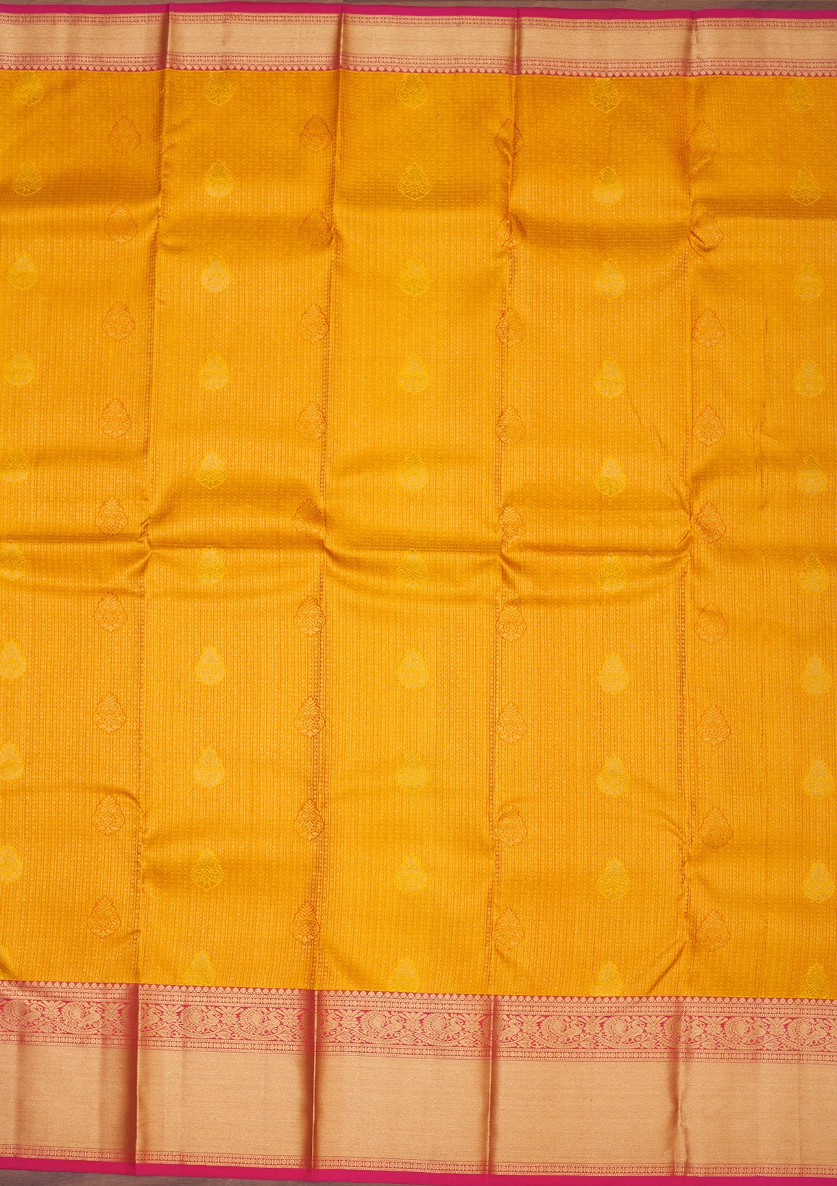 Yellow Zariwork Pure Silk Saree