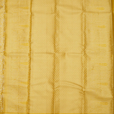 Yellow Zariwork Pure Silk Saree