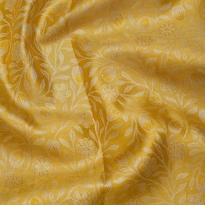 Yellow Zariwork Pure Silk Saree