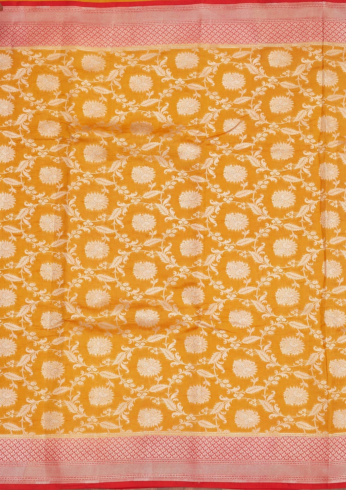 Yellow Zariwork Pure Silk Saree
