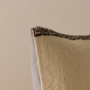 Vintage Lumbar Pillow No. 332, 12" x 20"