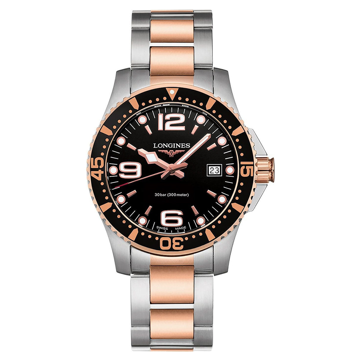 Longines Hydro Conquest Black Dial Men 41mm
