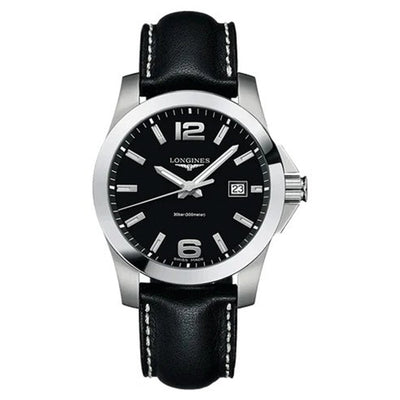 Longines Conquest Black dial Men 41mm