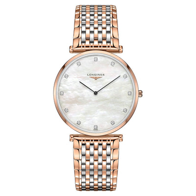 Longines La Grande Classique White Mother-Of-Pearl Dial Women 37mm