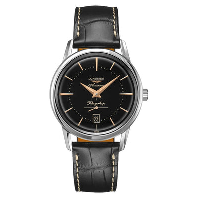 Longines Flagship Heritage Black Dial Unisex 38.5mm