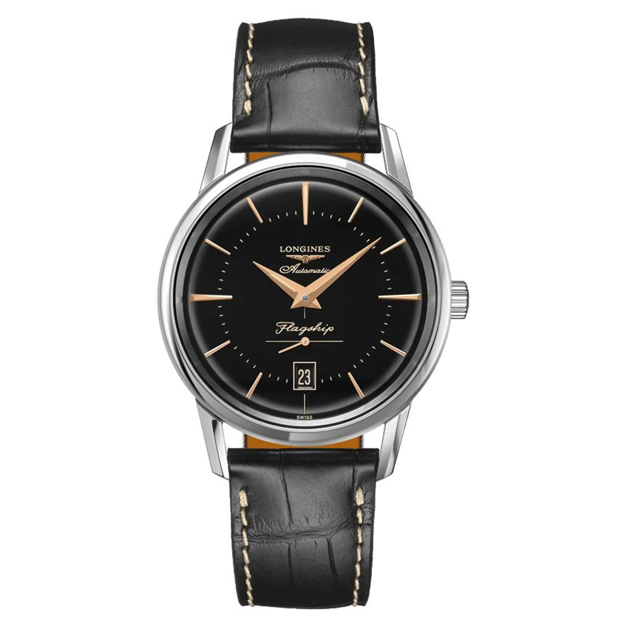 Longines Flagship Heritage Black Dial Unisex 38.5mm