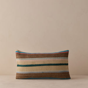 Vintage Lumbar Pillow No. 340, 12" x 20"