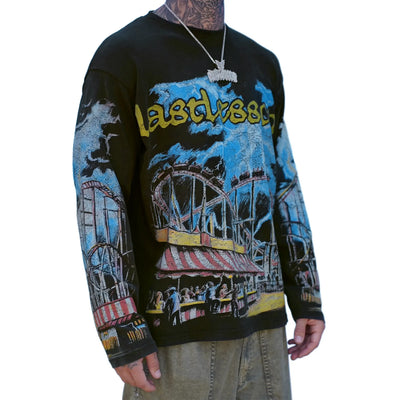 Last Lesson Carnival Black L/S T Shirt