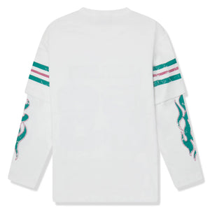 Last Lesson Double Sleeve White Jersey