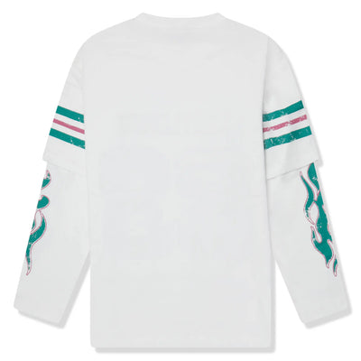 Last Lesson Double Sleeve White Jersey