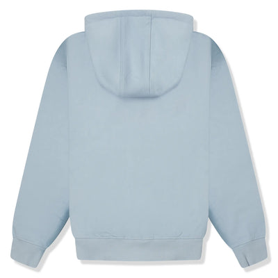 Last Lesson Sprayed Blue Hoodie