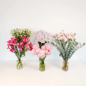 Dreamy Pink Garden Bouquet Bar Flower Kit