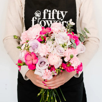Dreamy Pink Garden Bouquet Bar Flower Kit