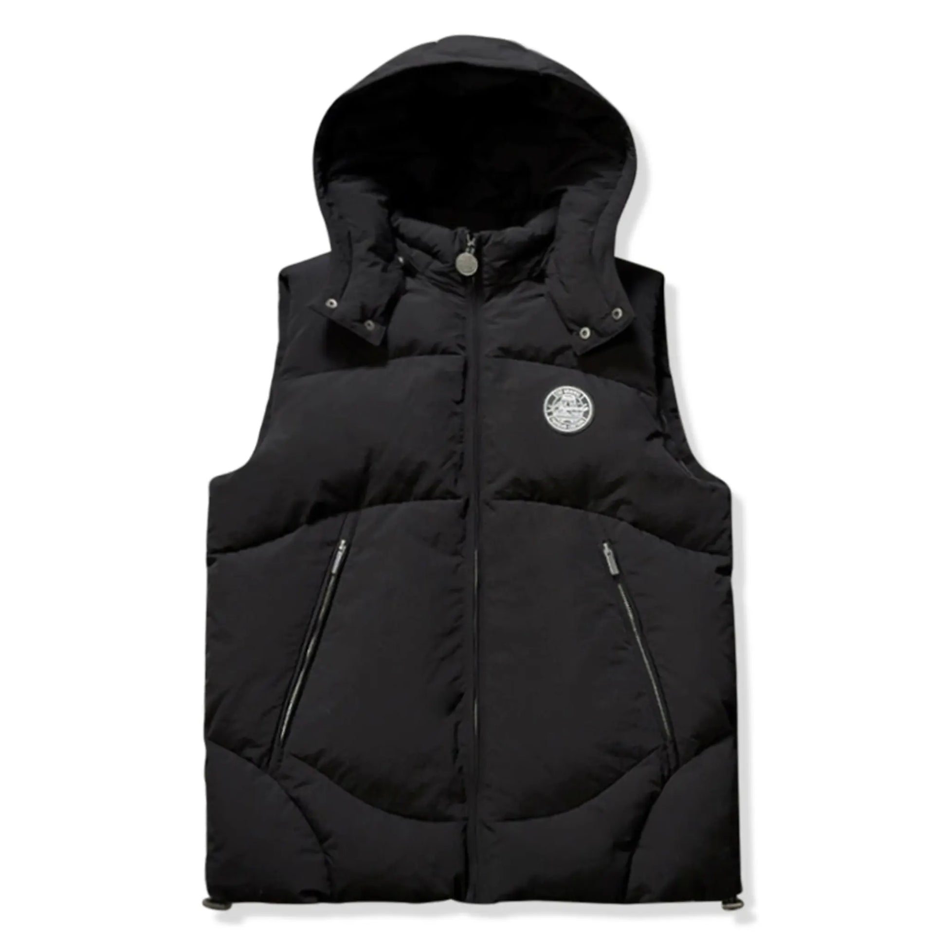 Légende Paris Bodywarmer Black Puffer Gilet