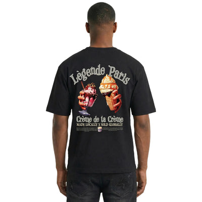 Légende Paris Creme De La Creme Black T Shirt
