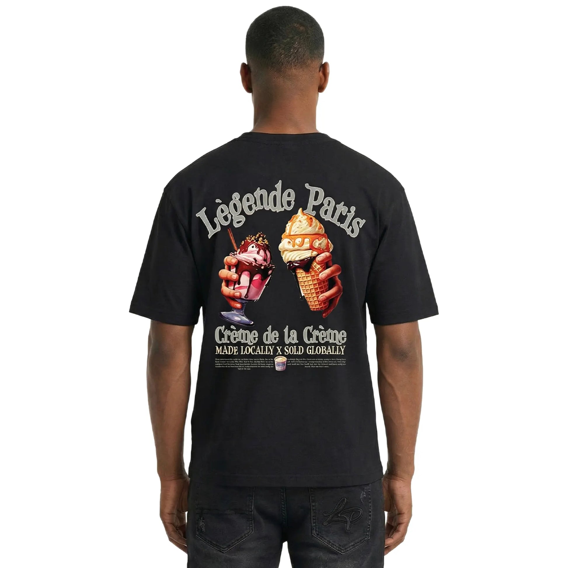 Légende Paris Creme De La Creme Black T Shirt