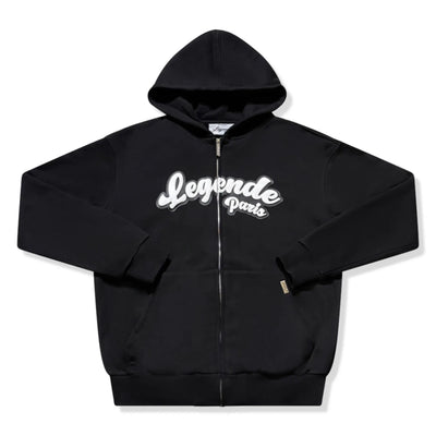 Légende Paris Gum Logo Black Zip-Up Hoodie