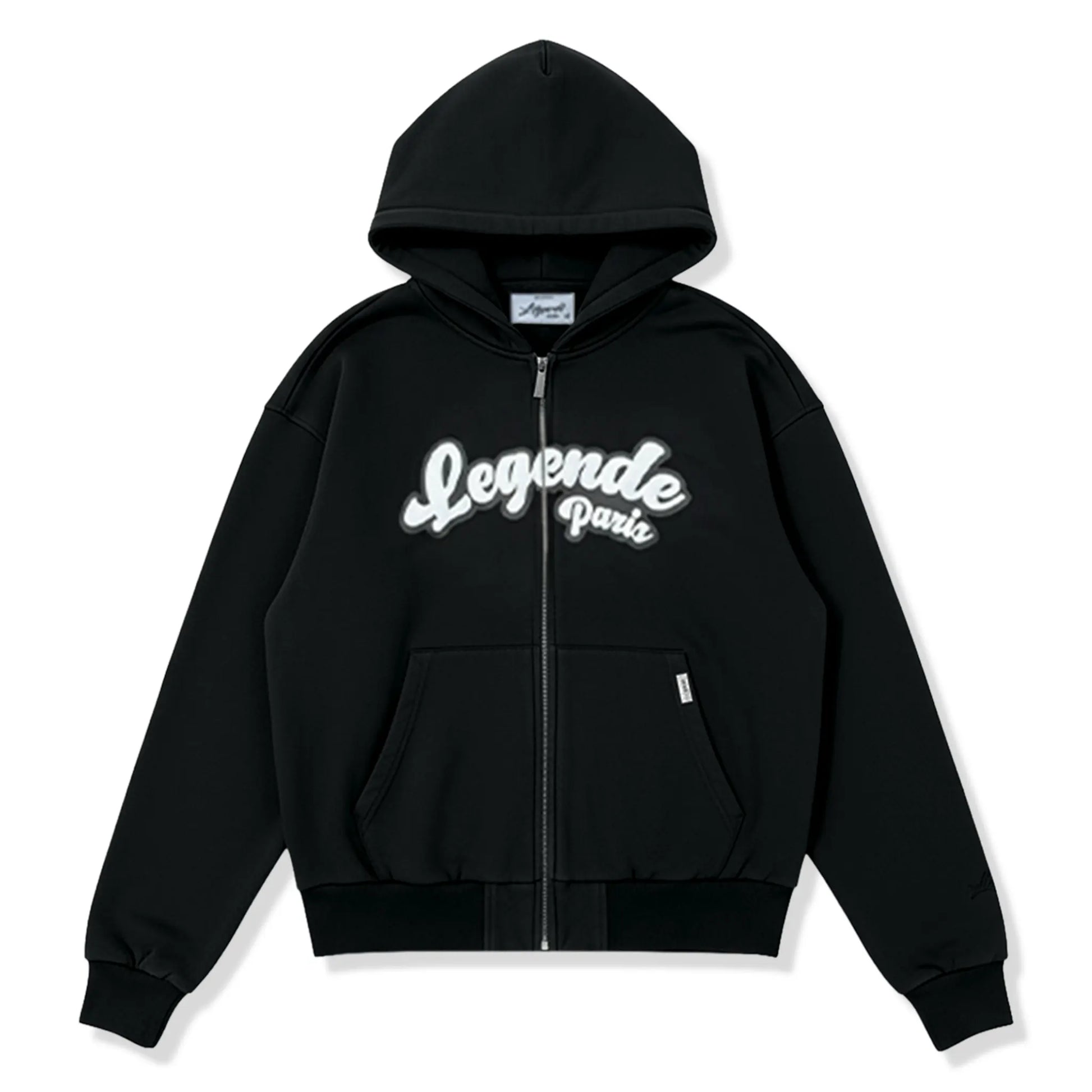 Légende Paris Gum Logo Black Zip-Up Hoodie