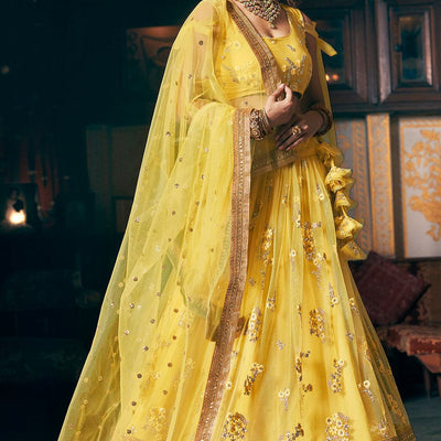 Lily Yellow Lehenga Choli