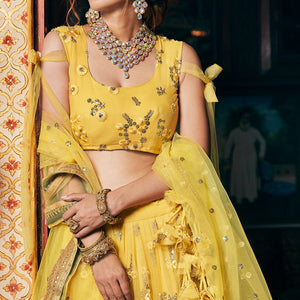 Lily Yellow Lehenga Choli
