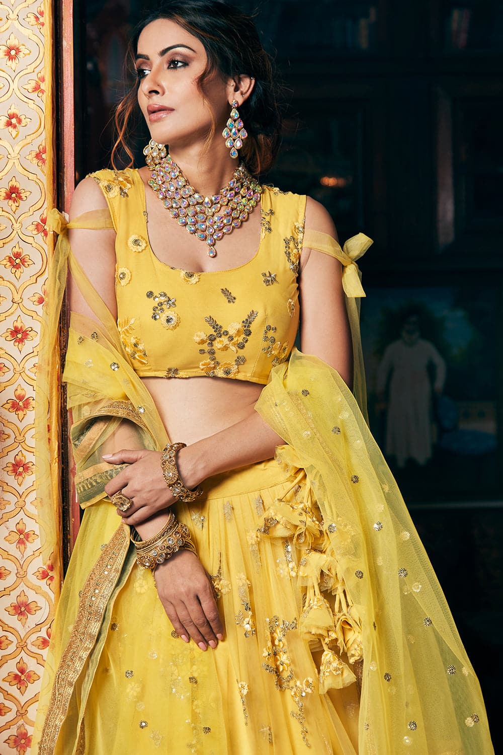 Lily Yellow Lehenga Choli