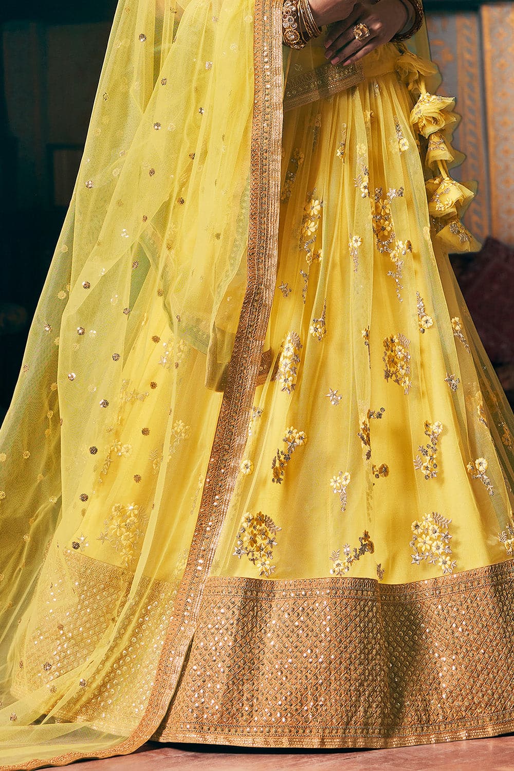 Lily Yellow Lehenga Choli
