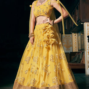 Lily Yellow Lehenga Choli
