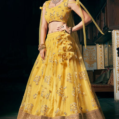 Lily Yellow Lehenga Choli