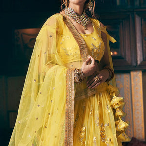 Lily Yellow Lehenga Choli