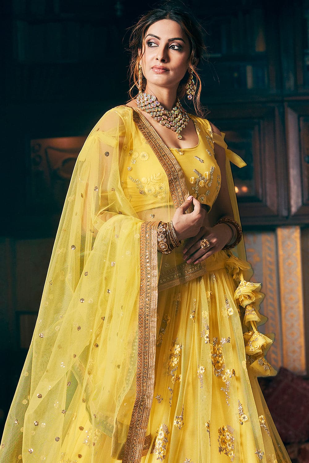 Lily Yellow Lehenga Choli