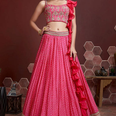 Magenta Pink Lehenga Choli