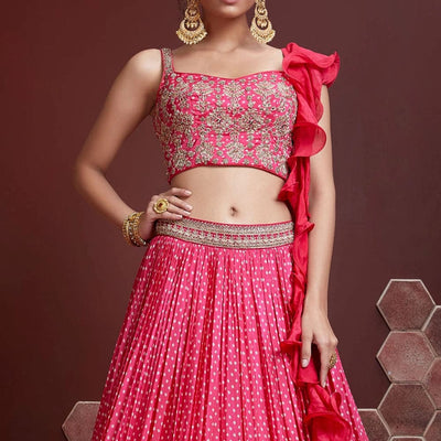 Magenta Pink Lehenga Choli