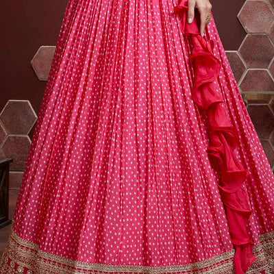 Magenta Pink Lehenga Choli