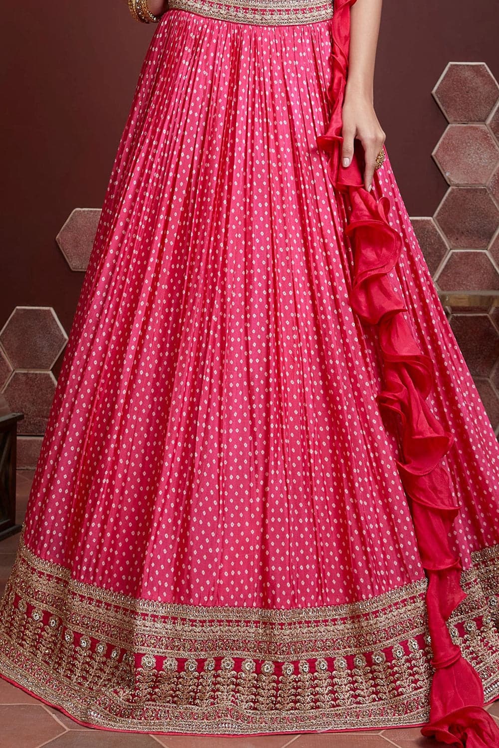 Magenta Pink Lehenga Choli