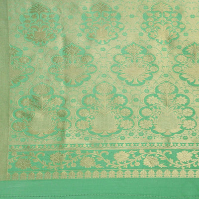 Light Green Festive Wear Woven Kanjivaram Silk Saree