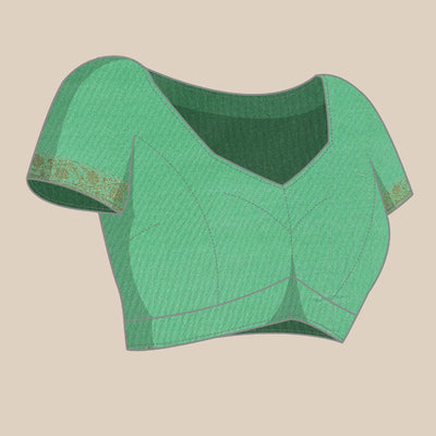 Light Green Festive Wear Woven Kanjivaram Silk Saree