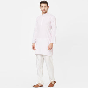Light Pink Cotton Kurta