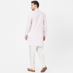 Light Pink Cotton Kurta