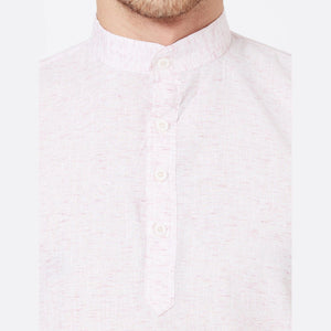 Light Pink Cotton Kurta