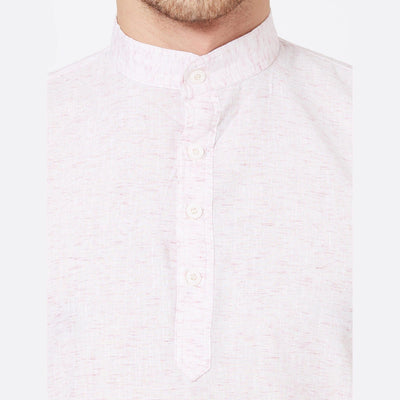 Light Pink Cotton Kurta