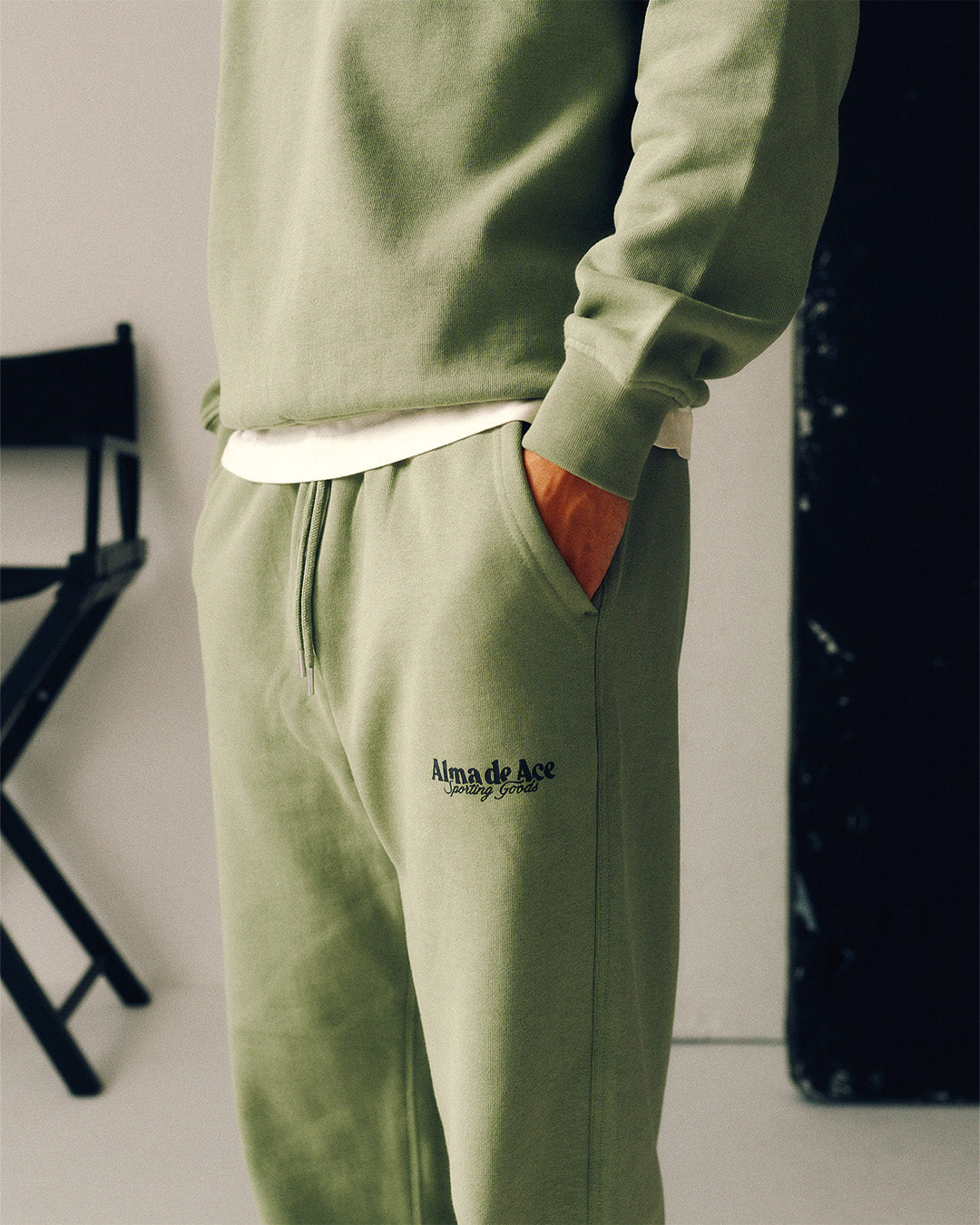 Alma De Ace Sporting Goods Light Green Sweatpants